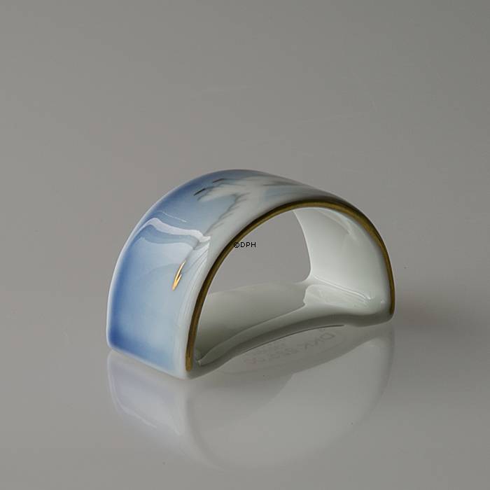 Mågestel med guld, servietring nr. 567