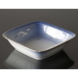 Mågestel med guld, firkantet salatskål nr. 576 eller 229, 20cm