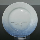Seagull Service with gold, cake plate 17cm