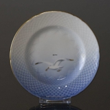Seagull Service with gold, plate, 21cm no. 621, 326 or 26