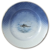 Seagull plate with gold, Greenlandic Scenery, Bing & Grondahl 25cm