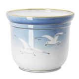 Seagull Service with gold, flower pot, small