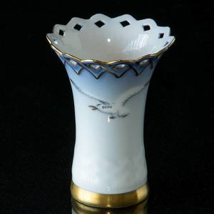 Mågestel med guld, vase 8cm | Nr. 1303673 | DPH Trading