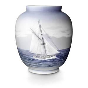 Vase med marine motiv, Royal Copenhagen | Nr. 1307860 | DPH Trading