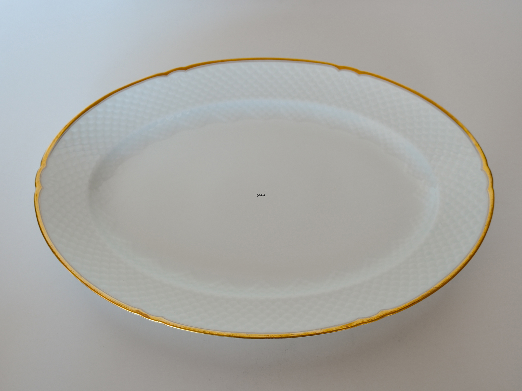 Bing & Grøndahl Hartmann stort, ovalt stegefad 46 cm