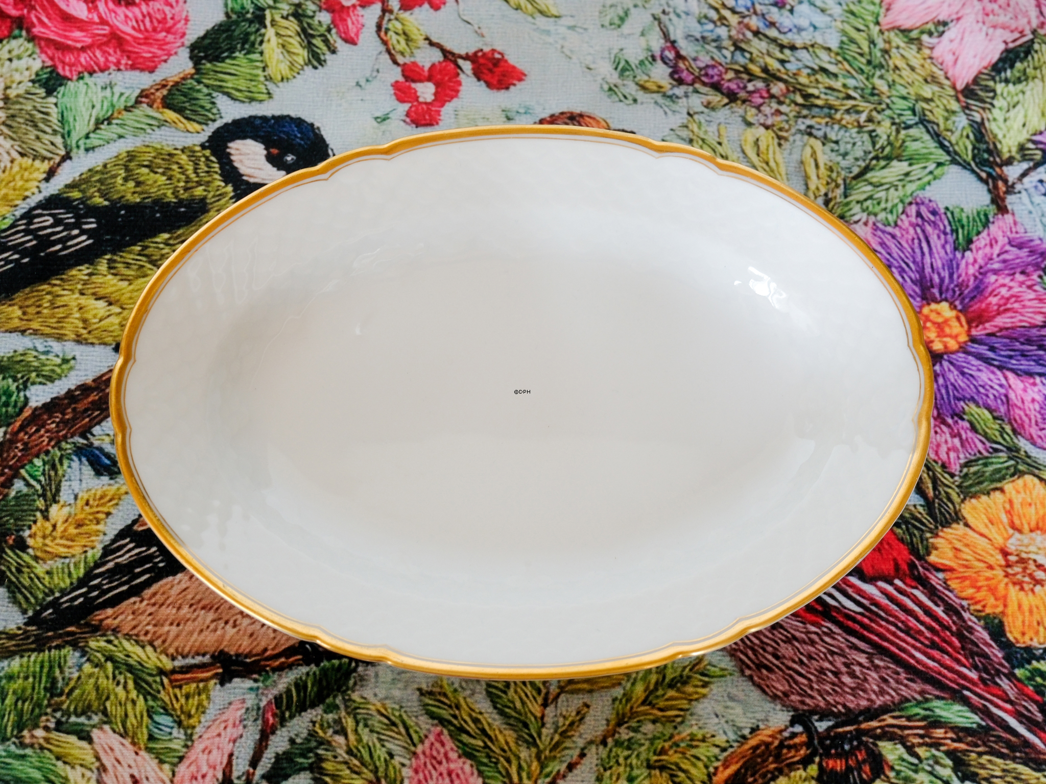 Bing & Grøndahl Hartmann ovalt stegefad 24,5 cm