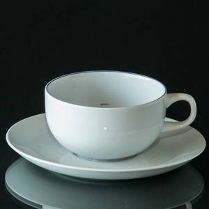 Blå Kant, lille kaffekop med underkop, indhold 15 cl, Royal Copenhagen | Nr. 1358068 | DPH Trading