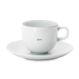 Blå Kant, Kaffekop med underkop nr. 071, indhold 18 cl, Royal Copenhagen