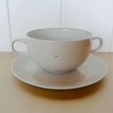 Blå Kant, Bouillon kop med underkop, Royal Copenhagen nr. 3081