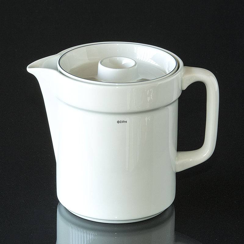 Blå Kant, kande med låg, indhold 100 cl, Royal Copenhagen nr. 2940 eller 123