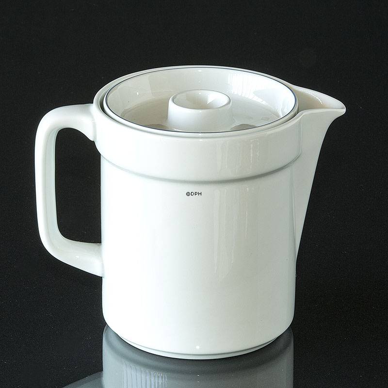 Blå Kant, kande med låg, indhold 100 cl, Royal Copenhagen nr. 2940 eller 123