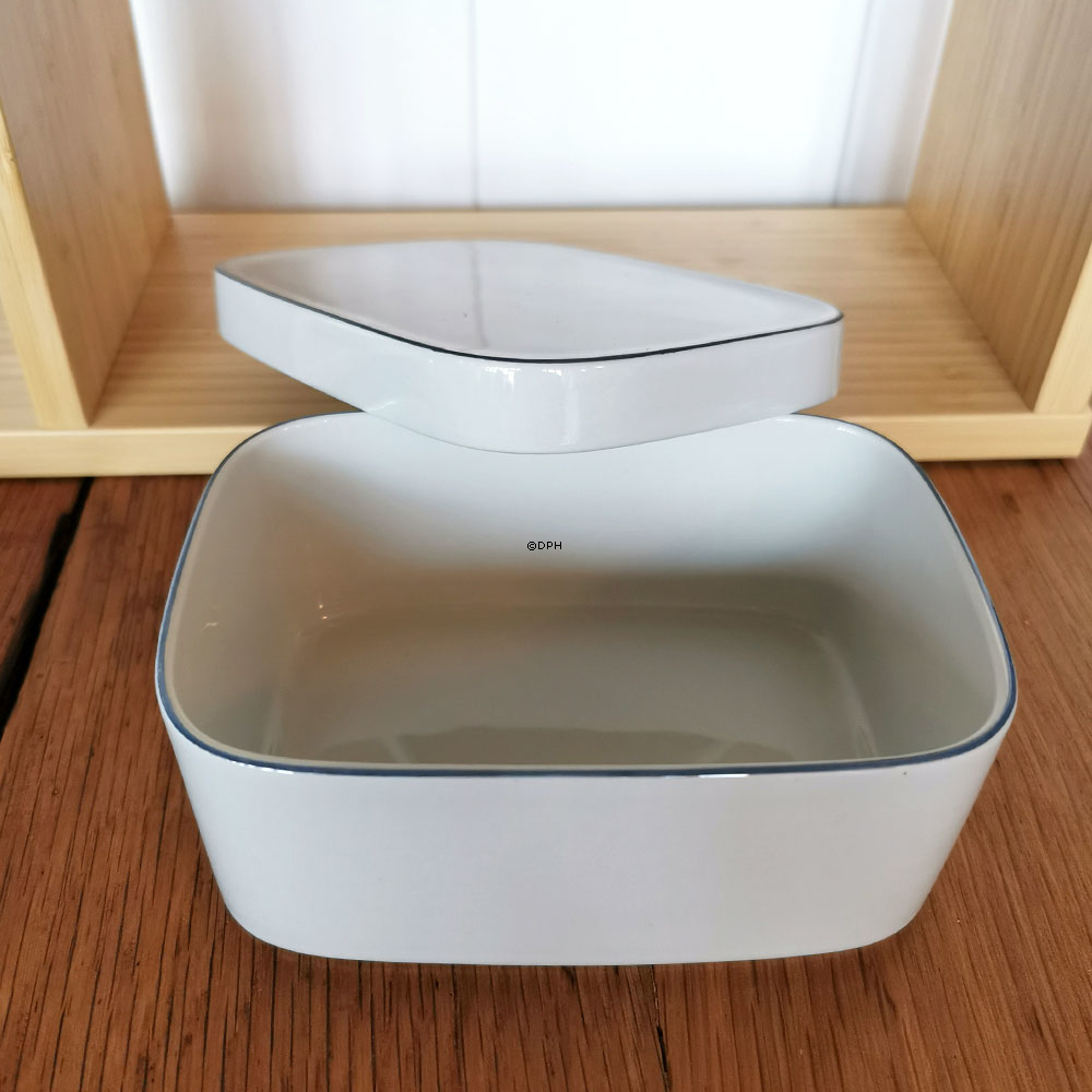 Blå Kant, Smørkrukke nr. 3585-3094 eller 204, 1/4 kg, Royal Copenhagen