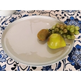Blå Kant, oval bakke eller fad nr. 3080 eller 375, Royal Copenhagen