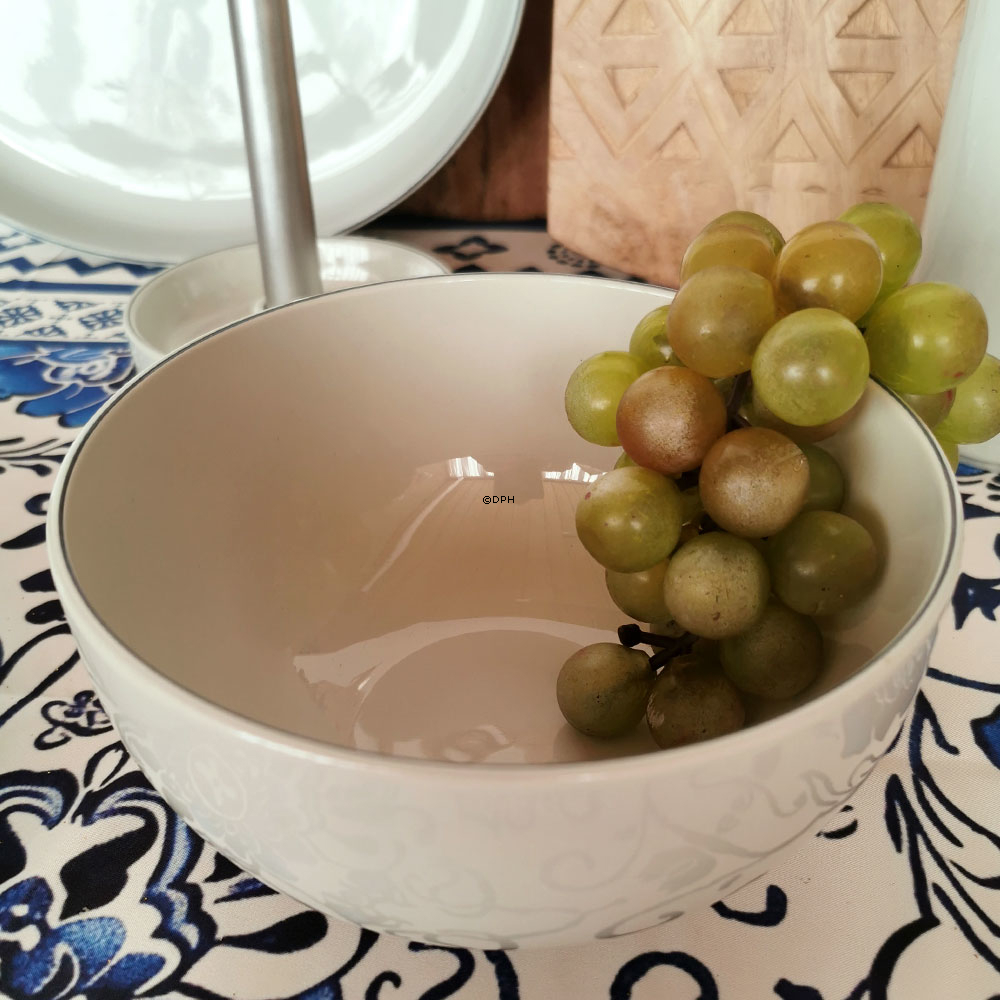 Blå Kant, Skål med filering nr. 3089 eller 576, indhold 105 cl, Royal Copenhagen