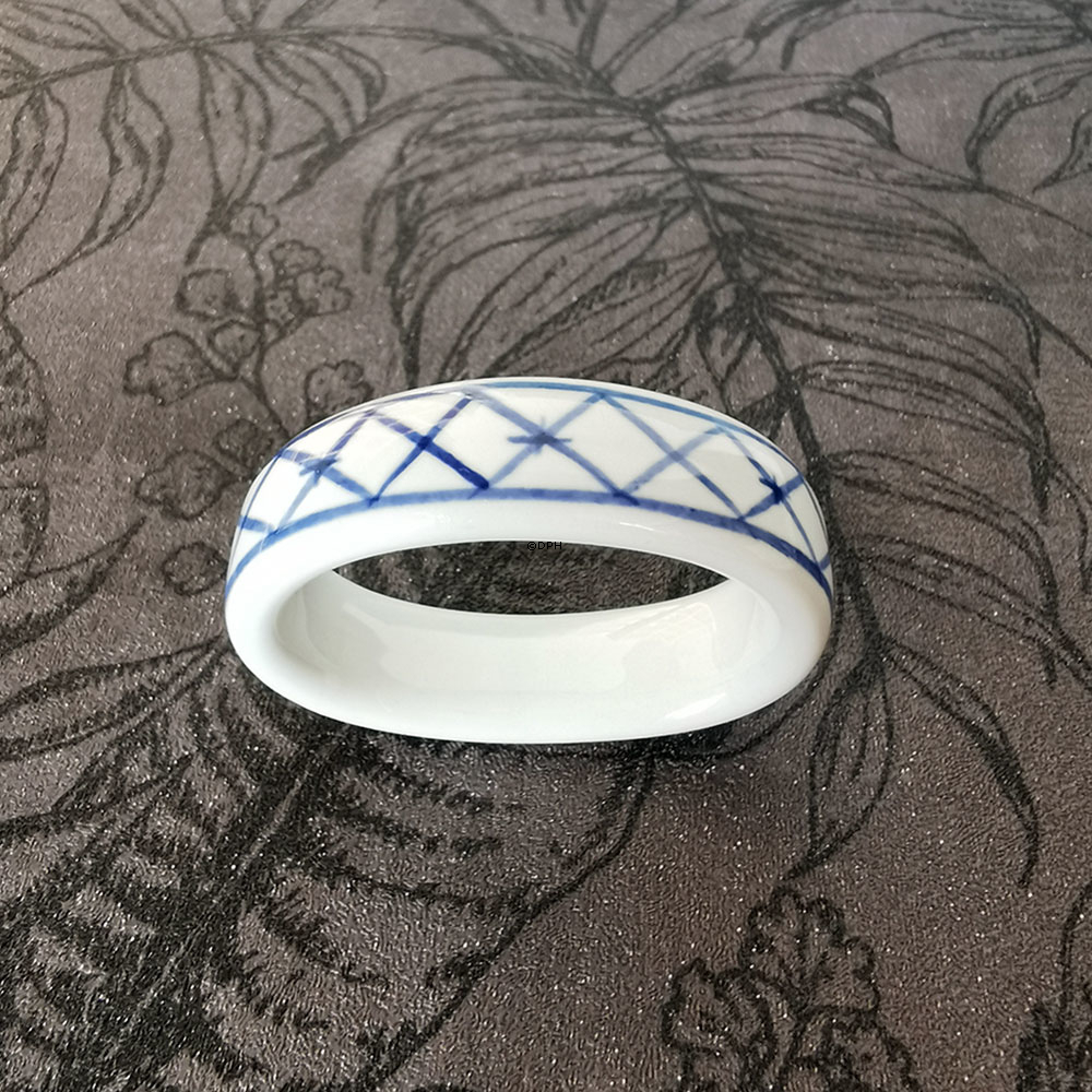 Royal Copenhagen/Aluminia Tranquebar, blå, servietring