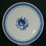 Royal Copenhagen/Aluminia Tranquebar, blue, cake dish, 25 cm