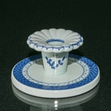 Royal Copenhagen/Aluminia Tranquebar, blau, Kerzenhalter Nr. 11/0796 oder 501