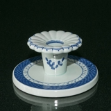 Royal Copenhagen/Aluminia Tranquebar, blau, Kerzenhalter Nr. 11/0796 oder 501