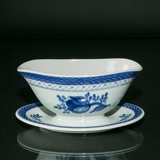 Royal Copenhagen/Aluminia Tranquebar, blå, sauceskål nr. 11/2391 eller 563, 60cl