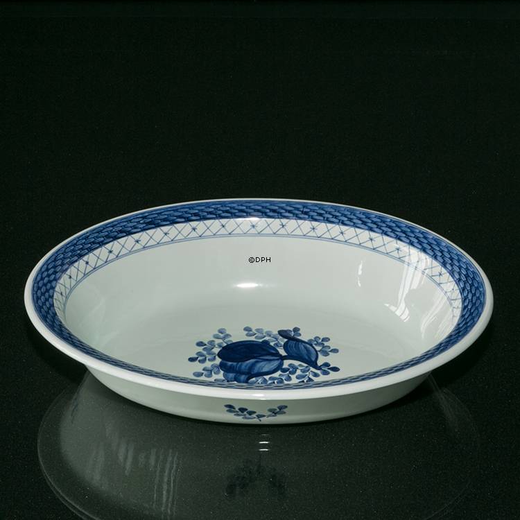 Royal Copenhagen/Aluminia Tranquebar, blå, salatskål nr. 11/1411 eller 573, 120cl