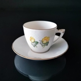 Bing & Grøndahl Winter Aconite coffee cup with saucer no. 102, 305 or 071, 1,25 dl