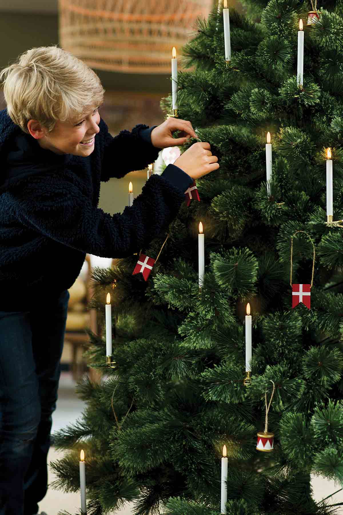 UYUNI Lighting LED juletræslys, små, 2 pak Ø1,3cm x H: 13cm