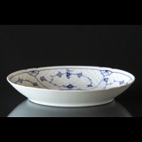Blue traditional Oval Dish 23 cm, small, Blue Fluted Bing & Grondahl no. 39 or 314