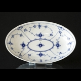 Blue traditional Oval Dish 23 cm, small, Blue Fluted Bing & Grondahl no. 39 or 314