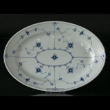 Blue traditional Oval dish 40 cm, Blue Fluted Bing & Grondahl no. 15 or 315