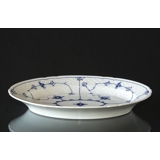 Blåmalet Ovalt Fad 25,5 cm, Musselmalet Bing & Grøndahl nr. 18 eller 318