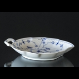 Blue Traditional tableware leaf-shaped pickle dish, small 19cm no. 198 or 356