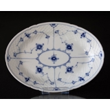 Blue traditional Oval Dish 28 cm, Blue Fluted Bing & Grondahl no. 373