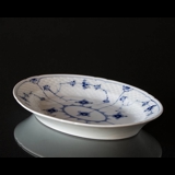 Blue traditional Oval Dish 28 cm, Blue Fluted Bing & Grondahl no. 373