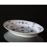 Blåmalet Ovalt Fad 28 cm, Musselmalet Bing & Grøndahl nr. 373