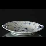 Blue traditional Cake dish 26 cm, Blue Fluted Bing & Grondahl no. 302 or 422
