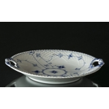 Blue traditional Cake dish 26 cm, Blue Fluted Bing & Grondahl no. 302 or 422