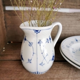 Blue traditional Hotel porcelain, Milk Jar 6.5 dl. 15cm, Blue Fluted Bing & Grondahl no. 1044