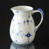 Blue traditional Milk Jar 6.5 dl. 15cm, Blue Fluted Bing & Grondahl no. 85 or 442