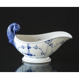 Blue traditional sauce boat, capacity 0.75 dl., Blue Fluted Bing & Grondahl
