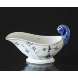 Blue traditional sauce boat, capacity 0.75 dl., Blue Fluted Bing & Grondahl no. 12 or 561