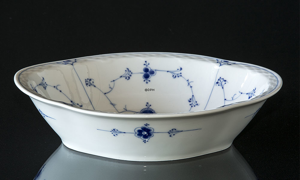 Blåmalet stel grøntsagsskål 24cm, Bing & Grøndahl nr. 12B eller 573