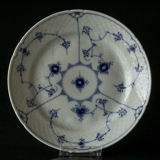 Blåmalet flad tallerken 19,5 cm, Musselmalet Bing & Grøndahl nr. 619