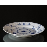 Blåmalet flad tallerken 21 cm, Musselmalet Bing & Grøndahl nr. 621