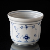 Blåmalet urtepotte, lille. Bing & Grøndahl ø14cm nr. 668