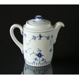 Blue traditional Coffee Pot 1 ltr., Blue Fluted Bing & Grondahl
