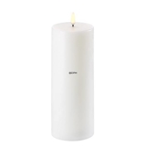 UYUNI Lighting LED Pillar Candle, large Height 25cm (Ø 7,8cm)