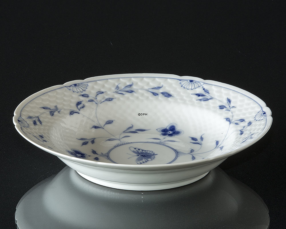 Sommerfuglestel dyb tallerken, 24 cm, Bing & Grøndahl nr. 22 eller 605