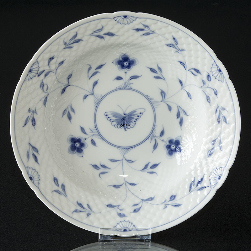 Sommerfuglestel dyb tallerken, 24 cm, Bing & Grøndahl nr. 22 eller 605
