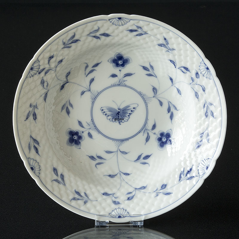 Sommerfuglestel dyb tallerken, 24 cm, Bing & Grøndahl nr. 22 eller 605