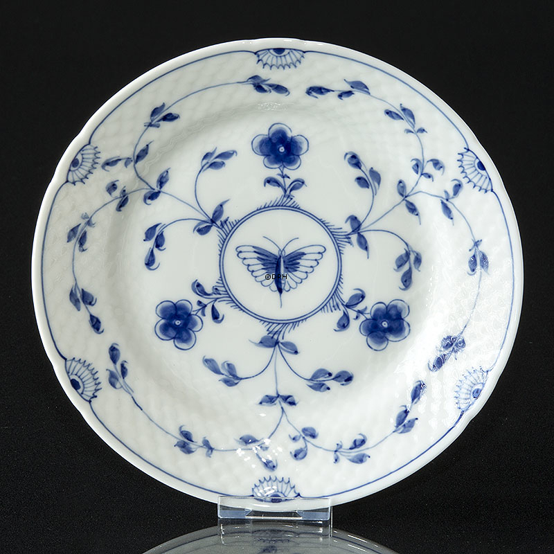 Sommerfuglestel flad tallerken, 17,5 cm, Bing & Grøndahl nr. 28 eller 617